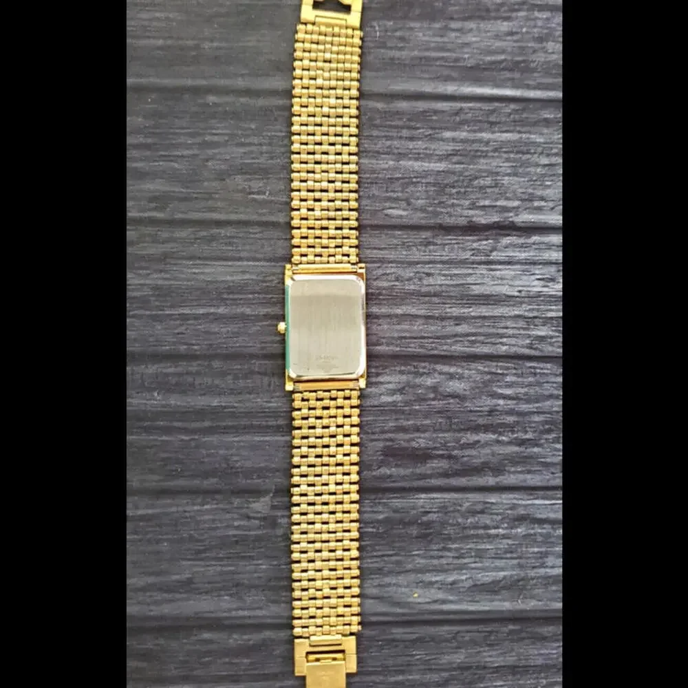 Retro SQ Slim Seiko White Dial‎ Milanese band Mens Watch New Mvt & Batt